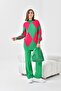 Women's Diamond Pattern Detailed Double Suit Benetton 20466 - 2