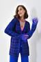 Women's Feather Detailed Trousers Suit Cobalt Blue 20572 - 4