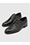 Men's Black Roan Genuine Snake Leather Classic Shoes - 2