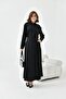 Women's Modal Skirt Suit Black 30714 - 3