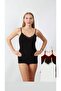 Women's Set of 4 Cotton Lycra Rope Strap Undershirt