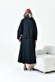 Women's skirted glossy set black 30869 - 7