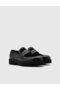Martim Genuine Suede Leather Men's Black Loafer Shoes