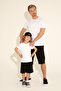 Men's Black Knitted Shorts 50289284 -Vr046