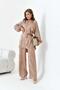 Women's Jacquard Suit Beige 30877 - 2