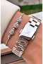 Brand Cut Glass Model Steel Waterproof Guaranteed Wristwatch-Bracelet Gifted - 5