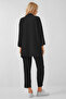 Black Kimono Trousers Knitted Set - 2