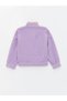 Lila High Collar Long Sleeve Fleece Girls' Zippered Sweatshirt - 2