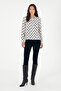 Women's Navy Blue Long Sleeve Shirt 50291104-Vr033 - 4