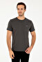 Men's Regular Fit Crew Neck Anthracite T-Shirt 50294329-Vr006