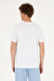 Men's Regular Fit Crew Neck White T-Shirt 50294290-Vr013 - 5