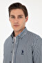 Men's Navy Blue Long Sleeve Shirt 50294208 -Vr033 - 2