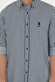Men's Navy Blue Long Sleeve Shirt 50294208 -Vr033 - 6