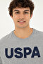 Men's Regular Fit Crew Neck Gray Melange Basic T-Shirt 50297988-Vr086 - 2