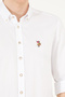Men's White Long Sleeve Basic Shirt 50263099 -Vr013 - 7