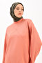 Salmon Stone Geometric Grass Detailed Tunic