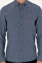 Men's Indigo Long Sleeve Basic Shirt 50271275-Vr028 - 6