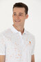 Men's Tile Polo Neck T-Shirt 50275409 -Vr031 - 2