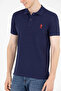 Men's Navy Blue Basic Polo Neck T-Shirt 50263238 -Vr033 - 6