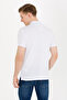 Men's White Basic Polo Neck T-Shirt 50263238-Vr013 - 6