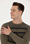 Men's Khaki Sweater 50272109 -Vr027 - 2