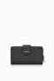 Medium Size Magnetic Women's Wallet Black/Powder - 65256