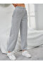 Gray Unisex Full Fit Elastic Leg Sweatpants - 3