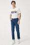 Texas Slim Fit Slim Fit Normal Waist Dark Blue Flexible Denim Trousers