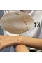 Stainless Steel Ball Chain Shahmeran and Bracelet Set of Two - 5