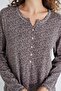 Women's 100% Cotton Long Sleeve Dress Nightgown - 2