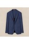 İNTERVİEW DOKUMA KUMAŞ LACİVERT BLAZER CEKET - 2