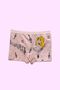 Girl's Cotton Combed Cotton Rope Strap Tank Top 3-Piece White Tank Top 3-Piece Mixed Color Boxer 6-Piece Set - 5