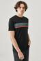 Logo Men's Black Crew Neck T-Shirt - 6