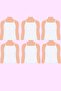 Girl's Cotton Combed Cotton Rope Strap Tank Top 6 Pack White