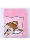 Pink Gazelle Patterned Fleece Blanket 85*100 cm - 2