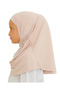 Children's Ready-To-Wear Headscarf Shawl Turban Viscose - Beige - 4