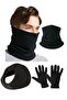 Polar Neck Collar Polar Headset Polar Gloves Black Set