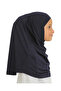 Children's Ready-To-Wear Headscarf Shawl Turban Viscose - Navy Blue - 3