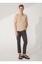 Men's Polo Neck Beige T-shirt - 4a9000000003 - 2