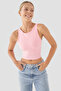 Jane Medium Supported Pink Sports Bustier