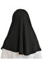 Children's Ready-To-Wear Headscarf Shawl Turban Viscose - Black - 6