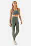 Anna Comfylux High Waist Khaki Sports Leggings - 2