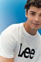 Regular Fit Regular Cut Crew Neck 100% Cotton White Men's T-shirt - 2