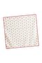 Teddy Bear Patterned Single Layer Combed Cream Red Baby Blanket