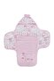 Unisex Pink Colored Animal Patterned Swaddle Blanket