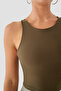 Jane Medium Supported Khaki Sports Bustier - 6