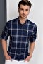 Men's Shirts Long Sleeve Button-Down Collar Breathable Easy-Iron Four Seasons Casual Shirt - 6