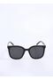 Tanca Women's Black Oval Frame Uv400 Sunglasses - 4