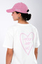 You Me Us Relaxed Fit Women's T-Shirt Ecru - 3