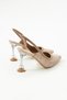 Fomax Stone Detailed Transparent Heeled Shoes - 3